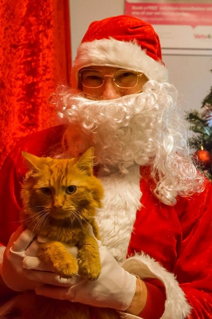 Little Ragnar and Santa