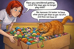 cat toy box